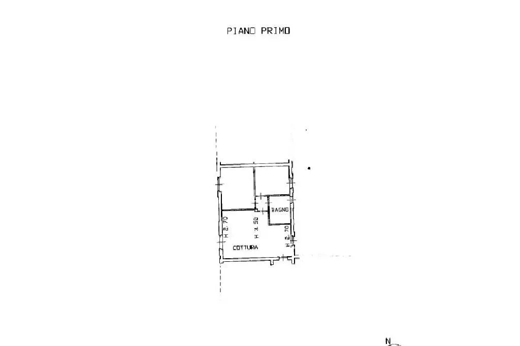 Plaan - Trilocale with Exposed Beams in Castegnato