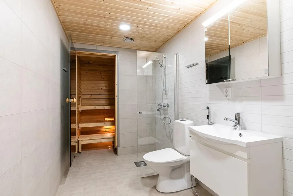 Vannitoad - 2-Bedroom Apartment with Balcony in Klaukkala