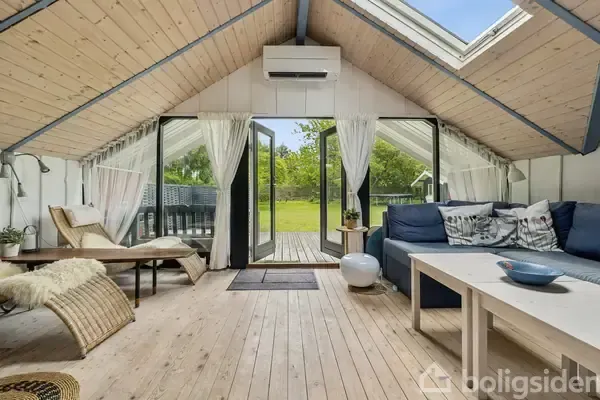 Séjour - Charming Cottage with Sea View in Hald Strand