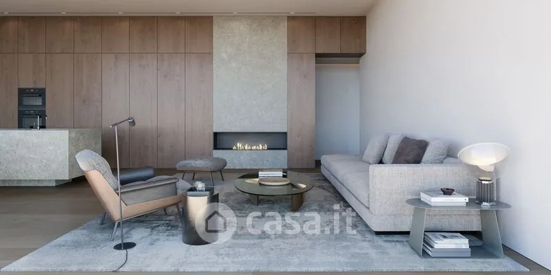 Living Room - Modern Villa with Lake View in Verbania