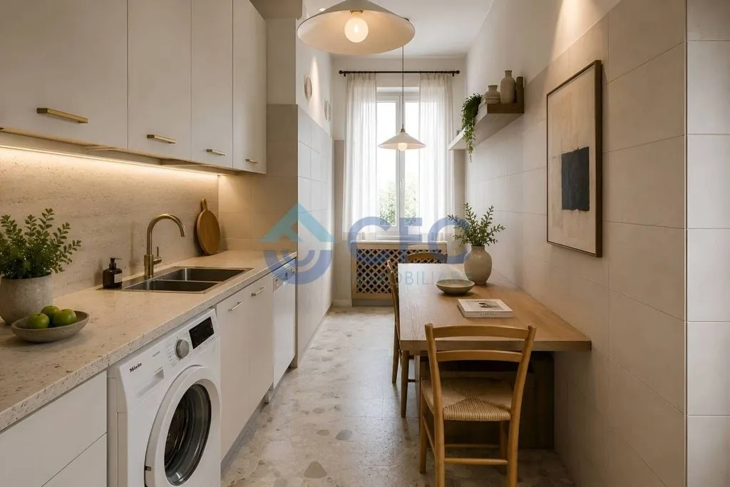 Kitchen - Luxury Apartment in Historic Milan Centre