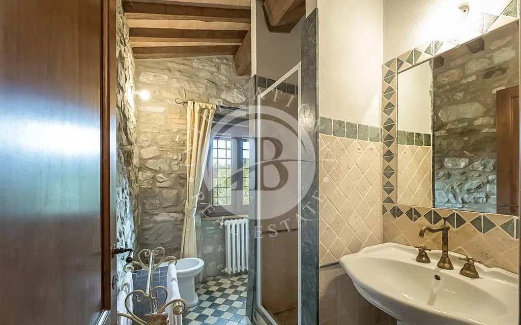 Salles de bain - 12-Bedroom Villa with Pool in Todi, Italy