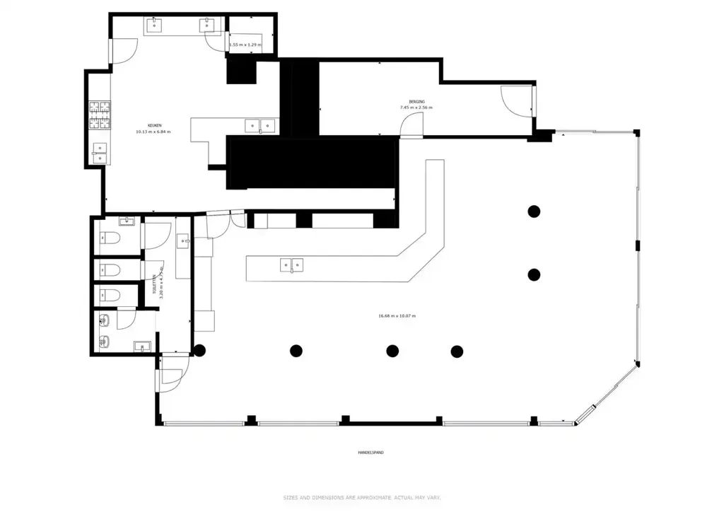 Plan - Handelspand avec Appartement à Sint-Idesbald