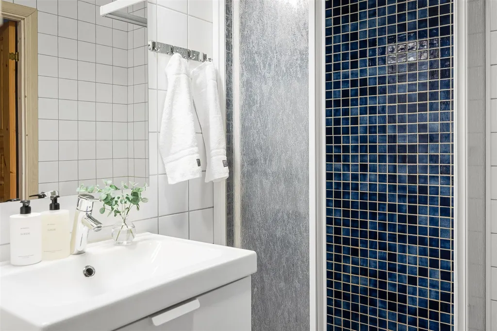 Salles de bain - Apartment with Ski Access in Klövsjö