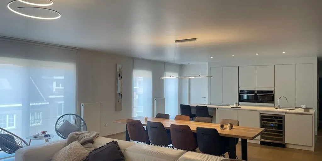 Séjour - Appartement Énergétique avec Terrasse à Borgloon