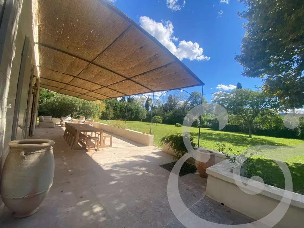 Terrasse - Mas Rénové avec Piscine à Saint-Rémy-de-Provence