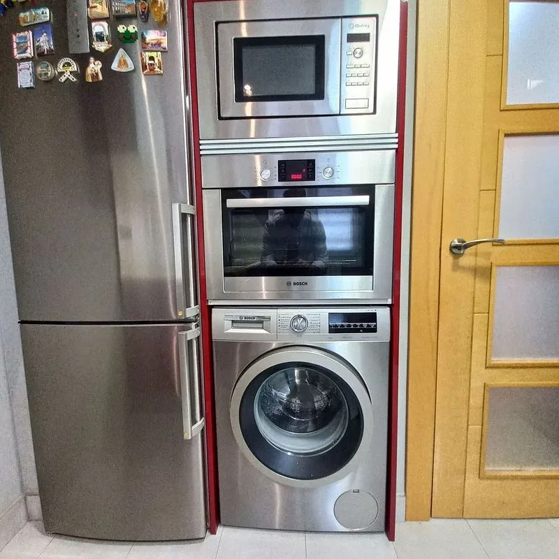 Kitchen - Apartment with West View in Gijón Centre