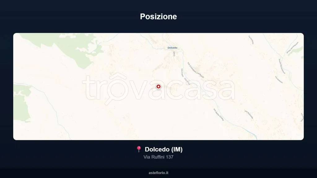 Auction Apartment with Terrace in Dolcedo