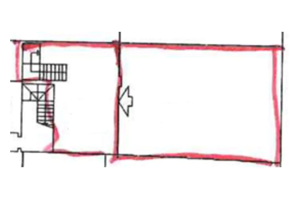 Floor Plan - Trilocale with Private Garage in Cadeo