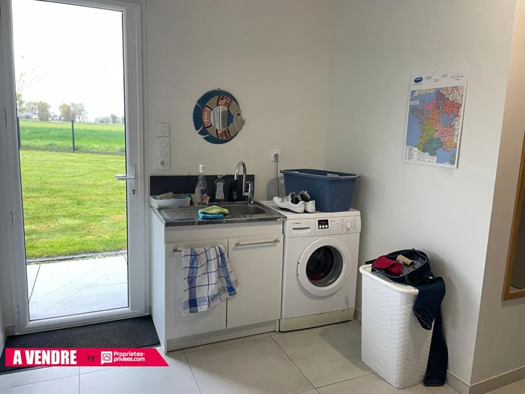 Buanderie - Maison Contemporaine en Brique avec Terrasse à 110 m²