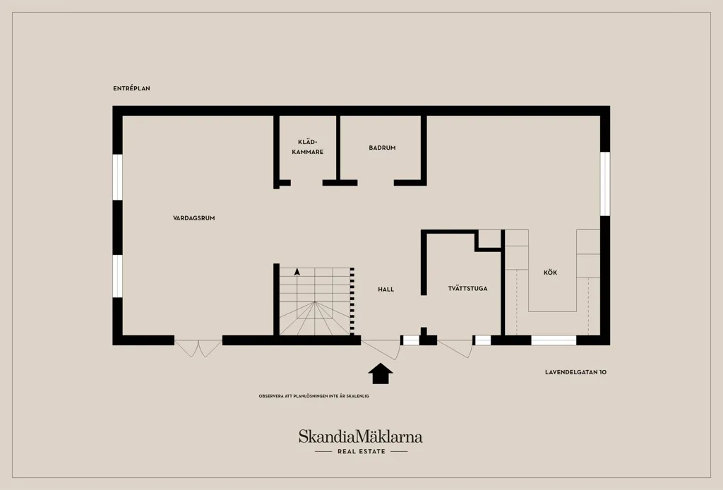 Floor Plan - Villa with Garden in Hässlegården
