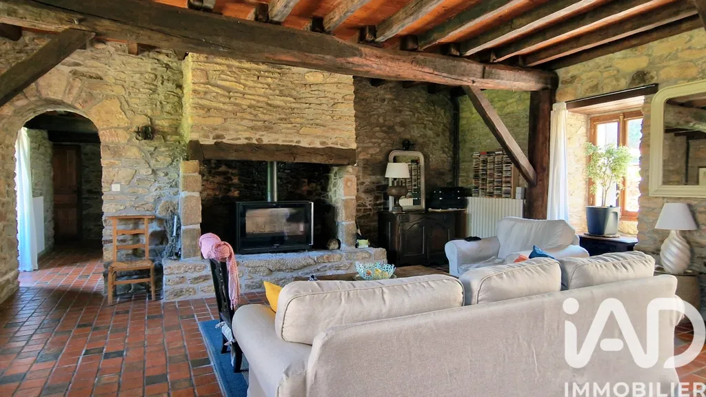 Séjour - Longère en Pierre avec Jardin à Sarzeau