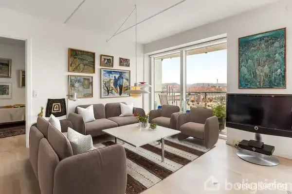 Séjour - Modern Flats with Balcony in Vejle