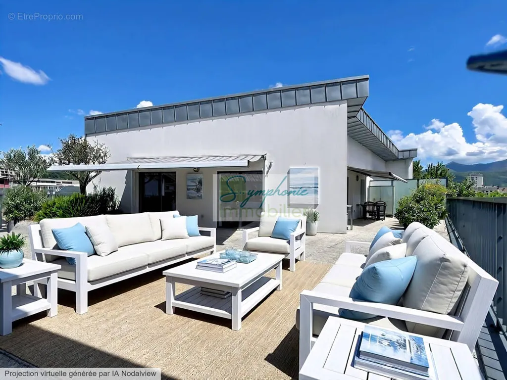 Terrass - Apartment with Panoramic Mountain View in Chambéry