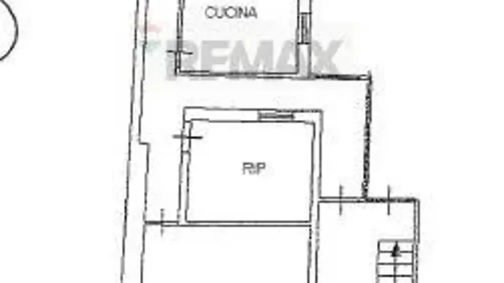 Floor Plan - Two-Level Apartment with Sea View in Aci Catena