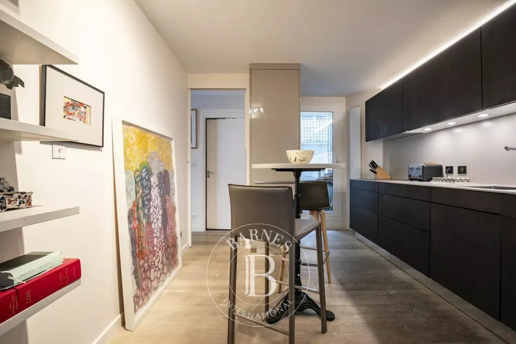 Cuisine - Appartement Luxe avec Veranda à Paris