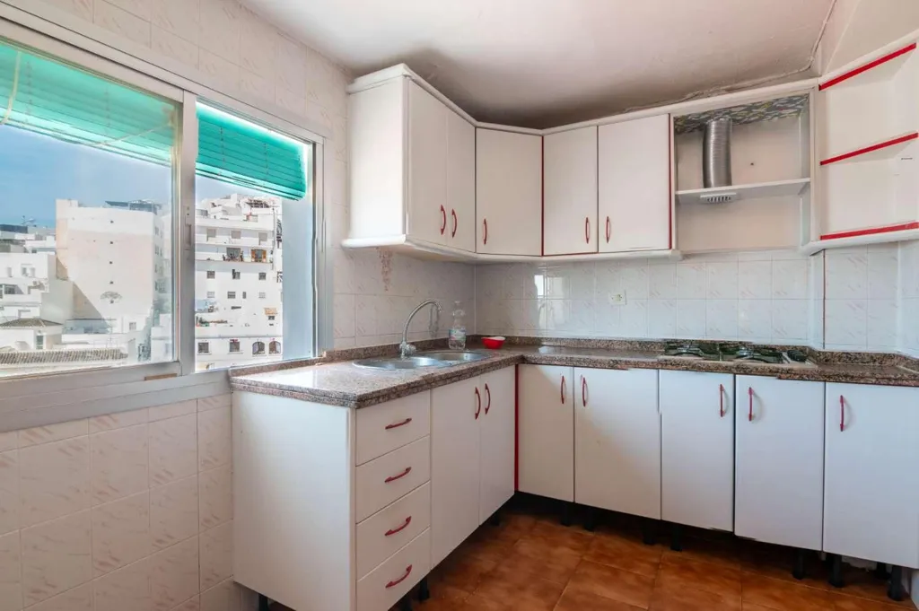 Kitchen - Chalet with Terrace in Salobreña's Old Town