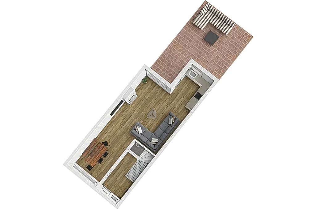 Floor Plan - Characterful Detached House with Garden in Leiden