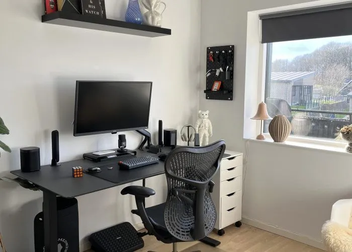 Office - 3-Bedroom Apartment with Balcony in Hasselager