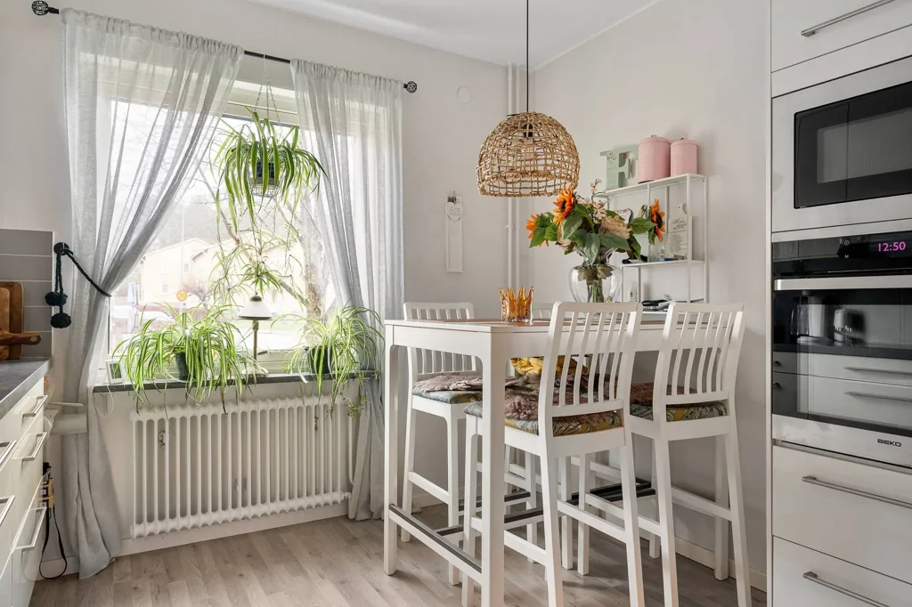Kitchen - Renovated Apartment with Balcony in Södermanland