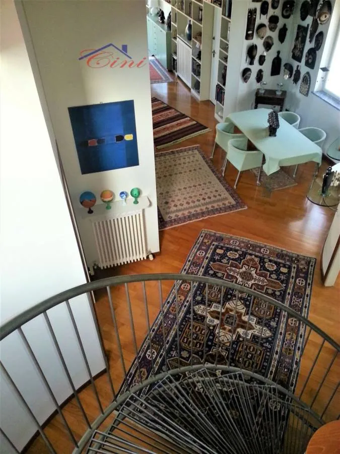 Séjour - Penthouse with Lake View in Abbadia Lariana