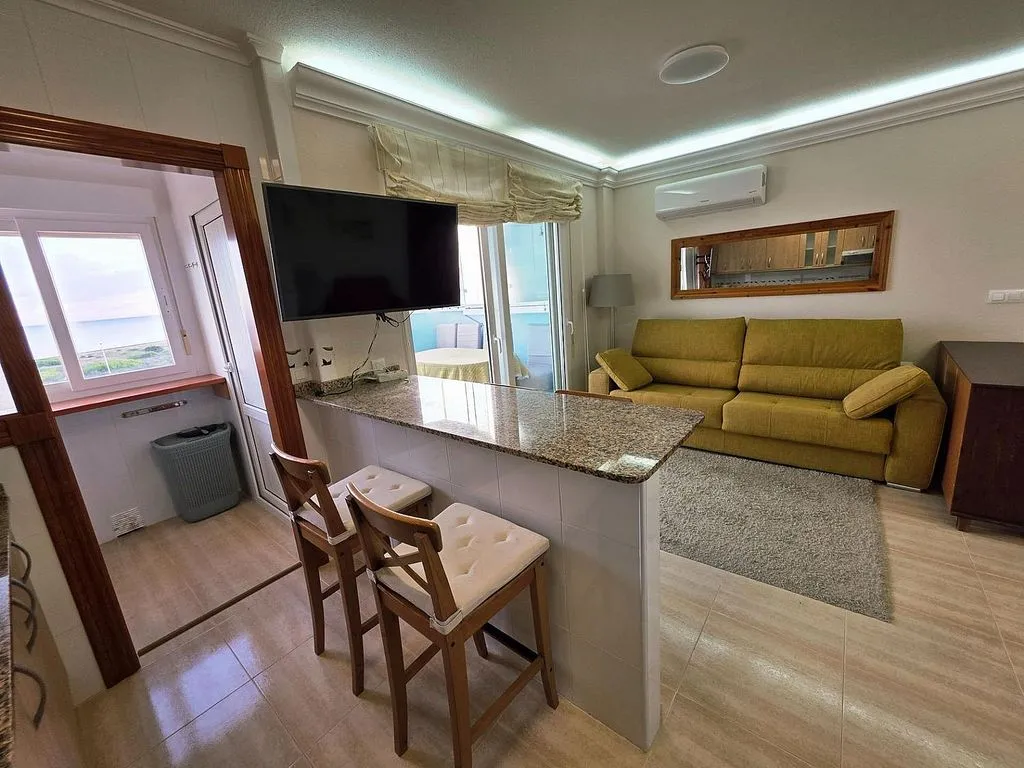 Séjour - Studio Apartment with Pool in Playa del Esparto
