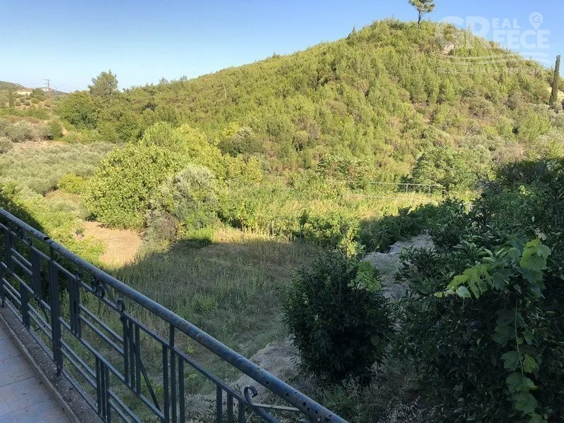 Terrasse - Two-Storey House with Mountain View in Pyrgos, Samos