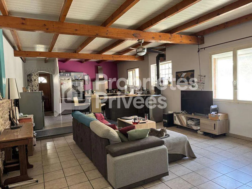 Soggiorno - Individual House with Large Outdoor Space in Perpignan Centre