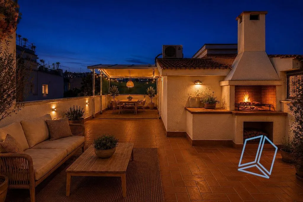 Terrasse - Charming Chalet with Terrace in Gavà Centre
