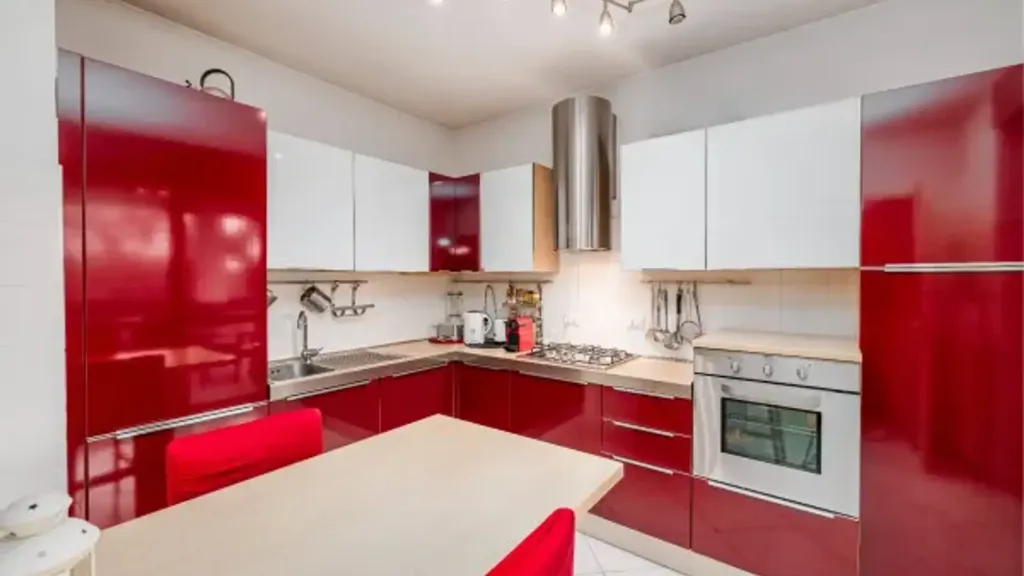 Kitchen - Duplex with Panoramic Terrace in San Donato Milanese