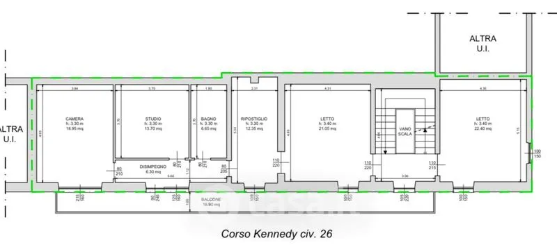 Plaan - Apartment with Terrace in Oliena