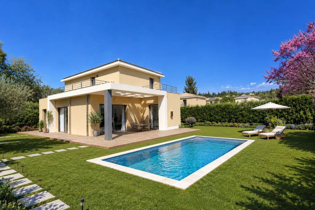 Piscine - Maison Neuve avec Terrasse à Aix-en-Provence