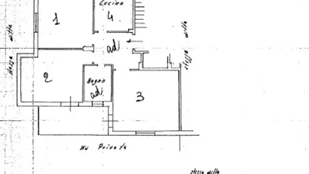 Plan - Apartment with Balcony in Rome