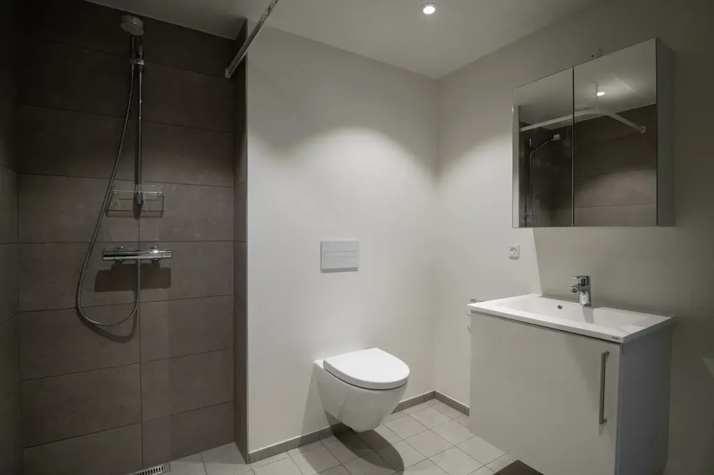 Salles de bain - Apartment with Balcony in Aalborg SØ
