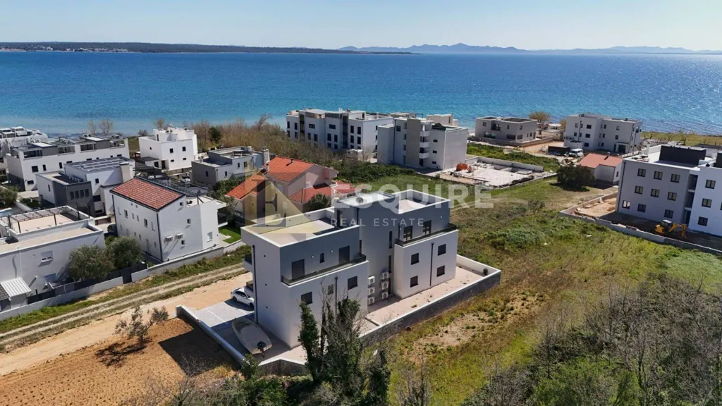 Vue aérienne - Penthouse with Sea View in Privlaka