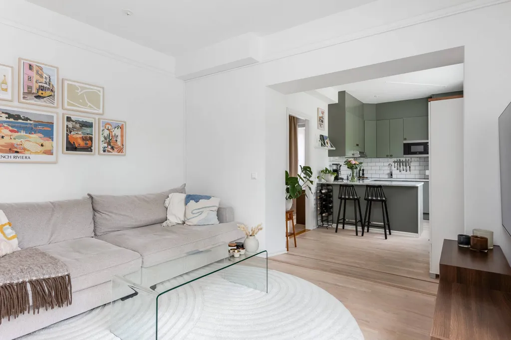 Soggiorno - Apartment with High Ceilings in Linköping