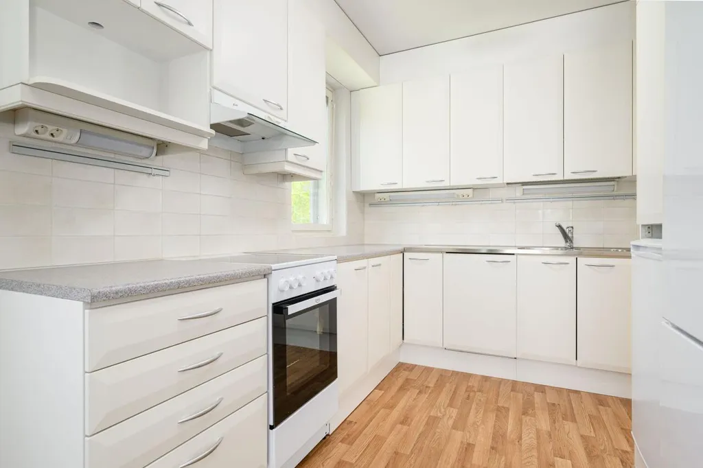 Köök - Apartment with Sauna in Karkkila Centre