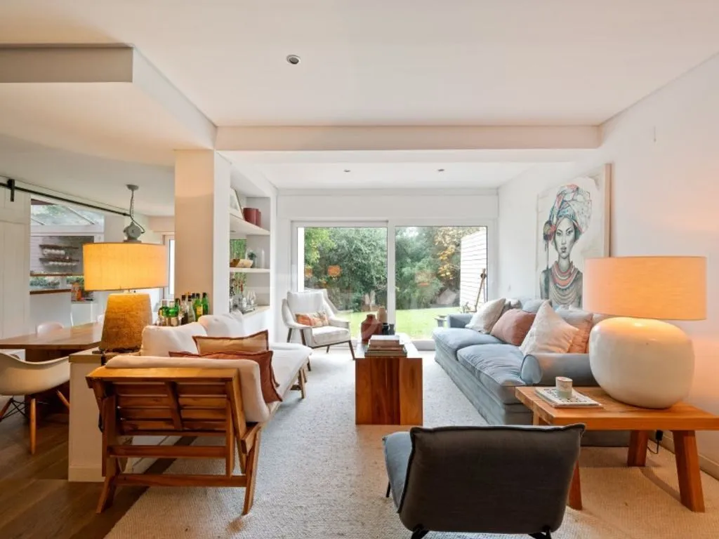 Séjour - Duplex Flat with Garden in Cascais Centre