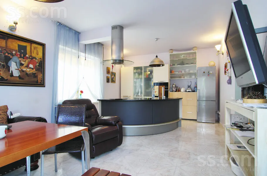 Séjour - Two-Story House with Spa in Dzidriņas