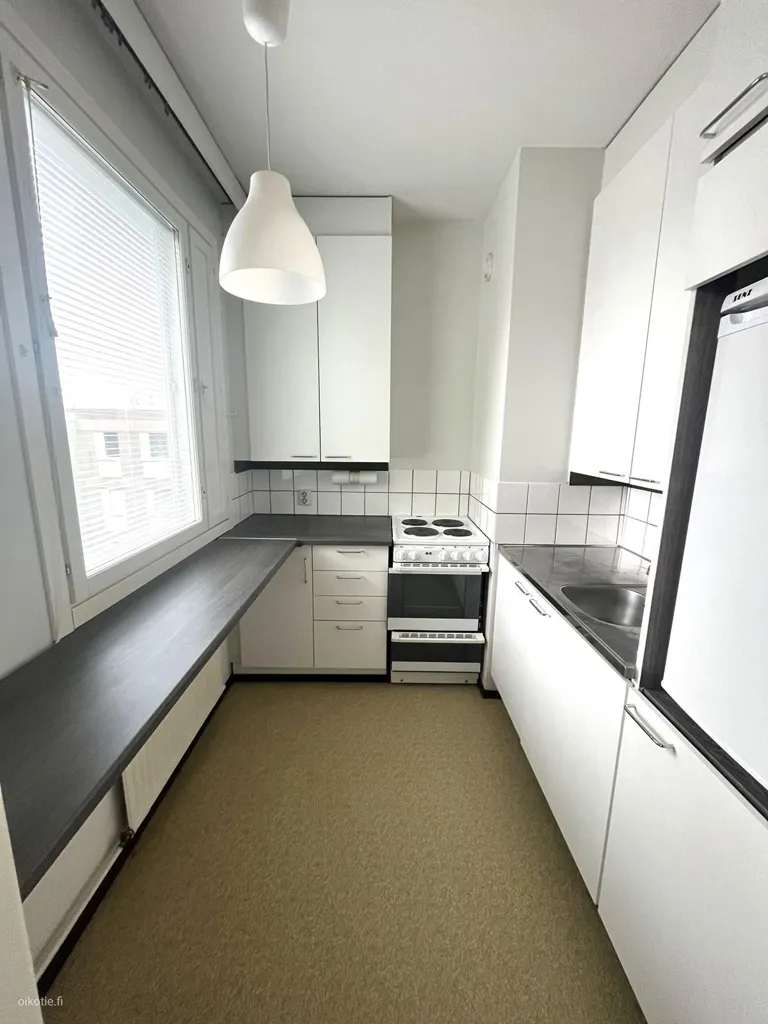 Cuisine - Modernised Studio with Balcony in Rauma