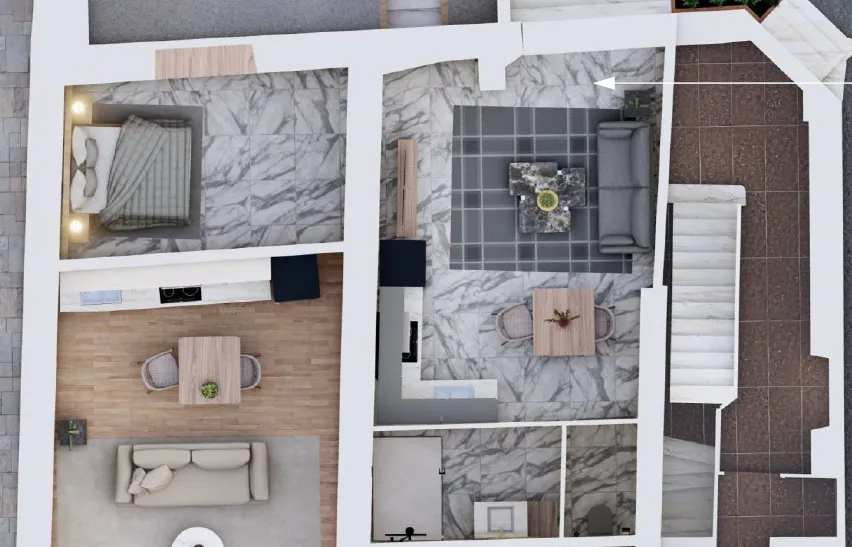 Plan - Appartement à Rénover en Centre-Ville de Laval