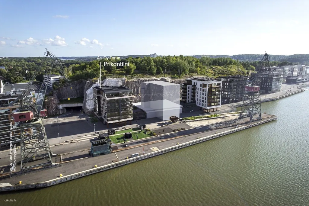 Aerial - Modern Apartment with Sea View in Turku