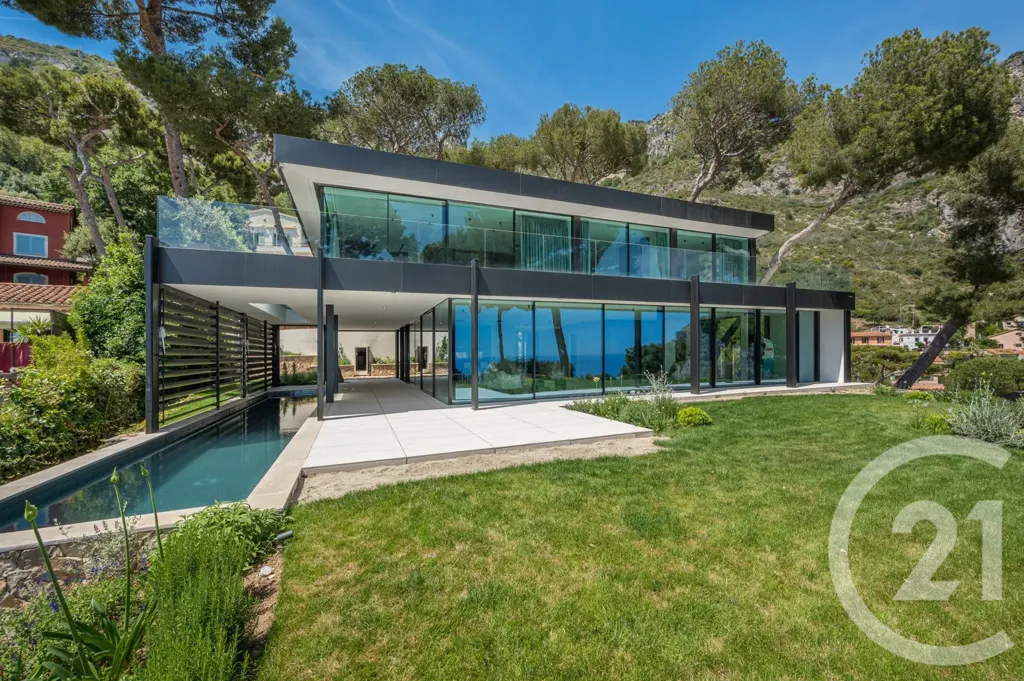 Extérieur - Villa Contemporaine avec Vue Mer à Èze