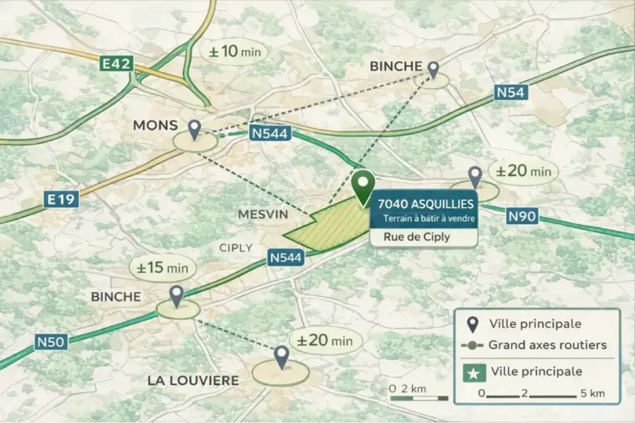 Terrain à Bâtir à QuEvy pour 5 Maisons