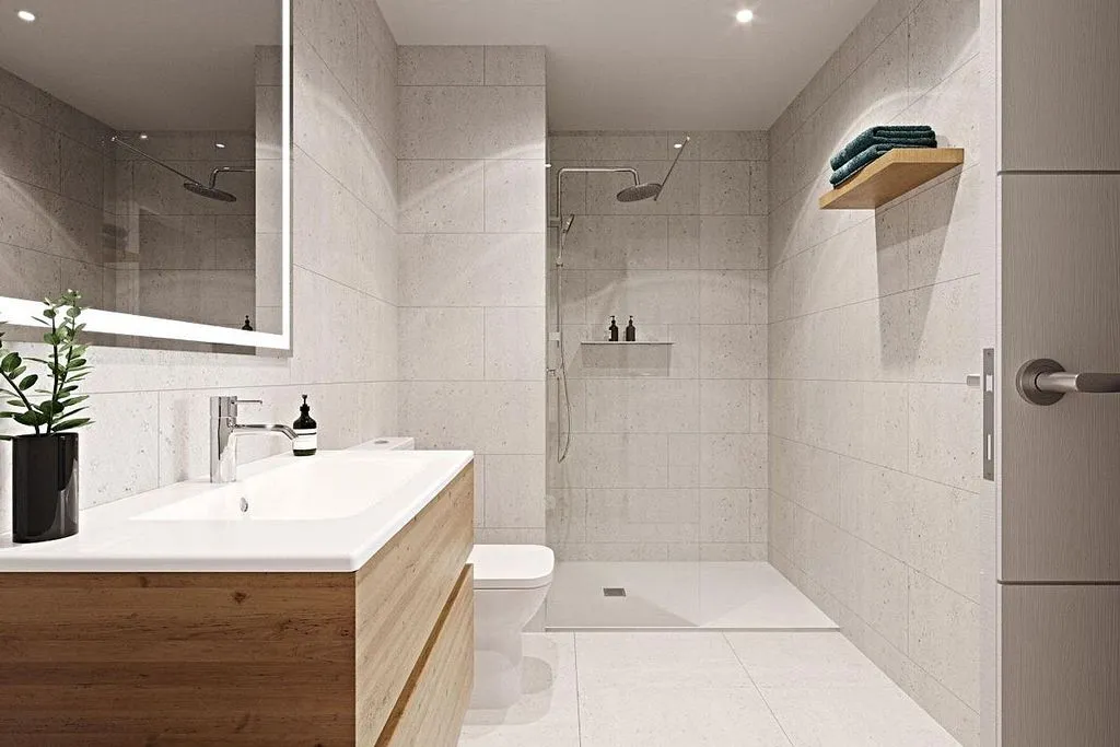 Salles de bain - New Flat with Pool in La Zubia