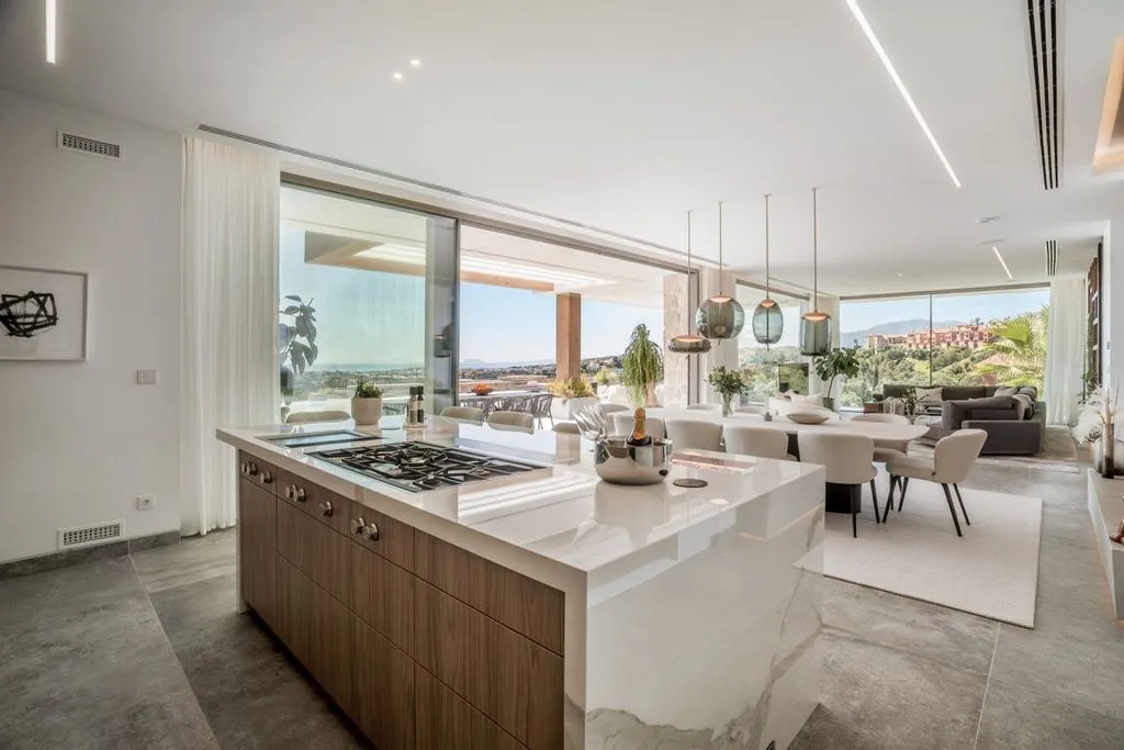 Köök - Luxury Villa with Spa in La Quinta