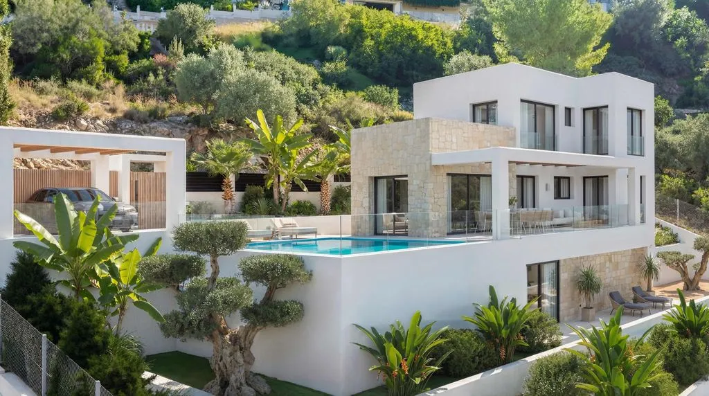 Pool - Luxury Villa with Sea View in Pedreguer