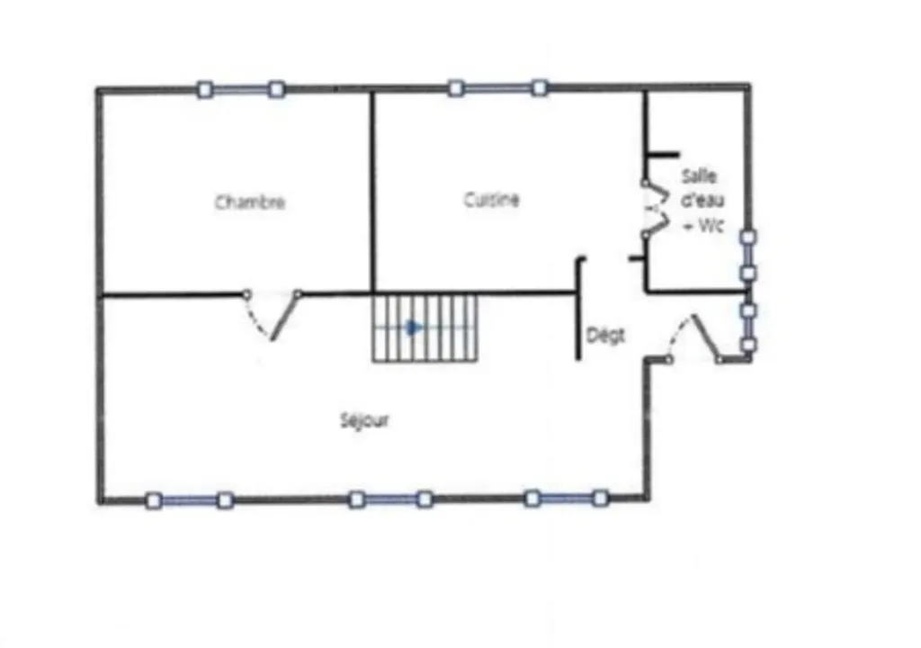 Plan - Appartement T3 avec Terrasse à Montbéliard