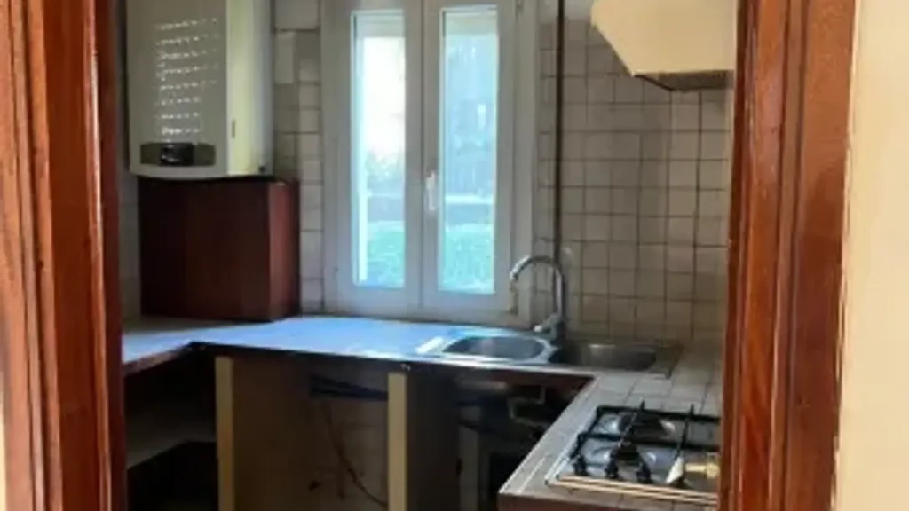 Köök - Apartment with Private Garden on Viale Risorgimento