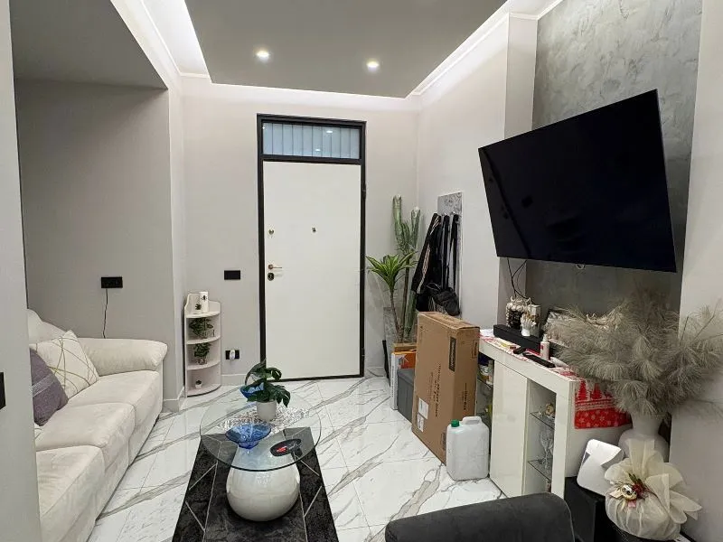 Séjour - Rearfitted Apartment with Balconies in Messina